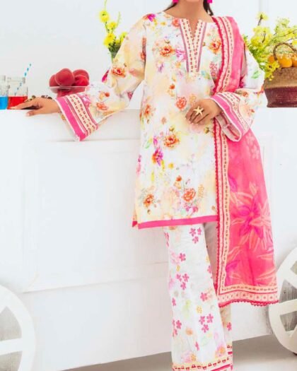 ALZOHAIB – COCO CORDS Cambric Digital Printed Collection Vol-1 2025 | Unstitched 3-Piece Suit