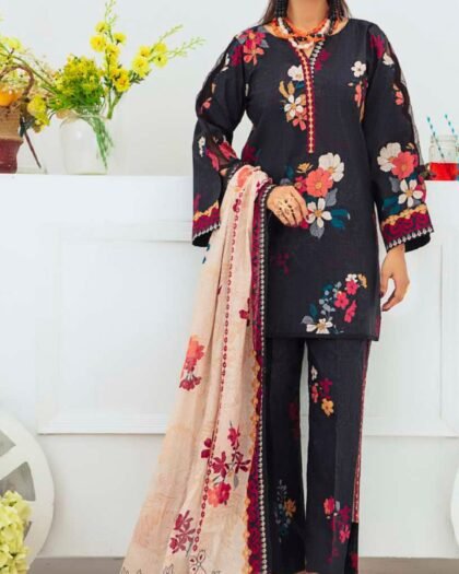 ALZOHAIB – COCO CORDS Cambric Digital Printed Collection Vol-1 2025 | Unstitched 3-Piece Suit