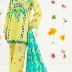 ALZOHAIB – COCO CORDS Cambric Digital Printed Collection Vol-1 2025 | Unstitched 3-Piece Suit