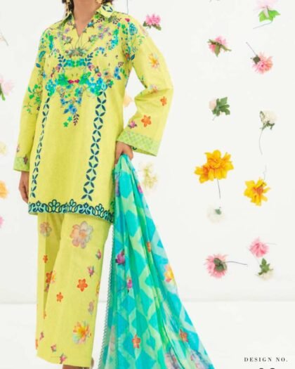 ALZOHAIB – COCO CORDS Cambric Digital Printed Collection Vol-1 2025 | Unstitched 3-Piece Suit