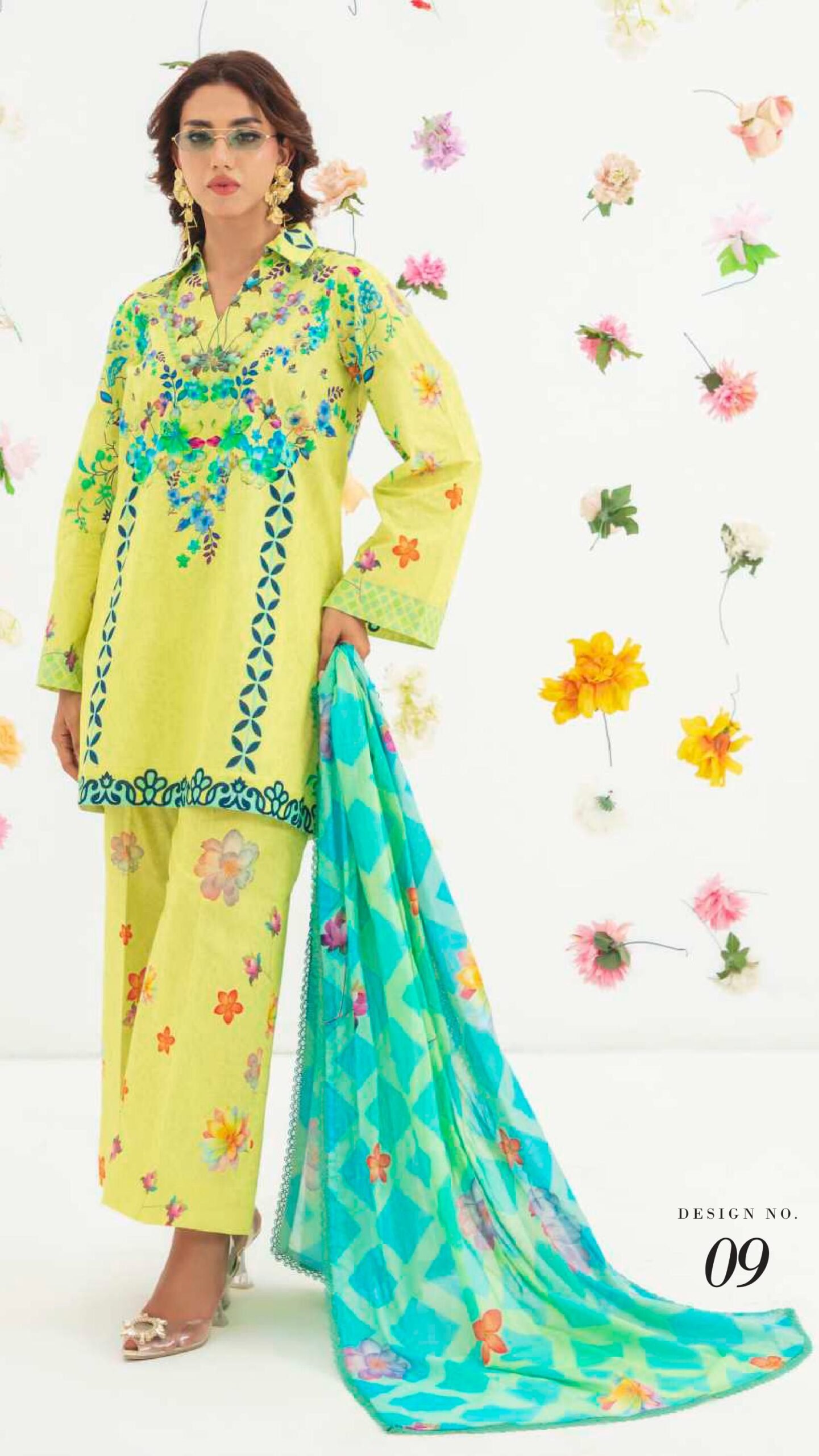 ALZOHAIB – COCO CORDS Cambric Digital Printed Collection Vol-1 2025 | Unstitched 3-Piece Suit
