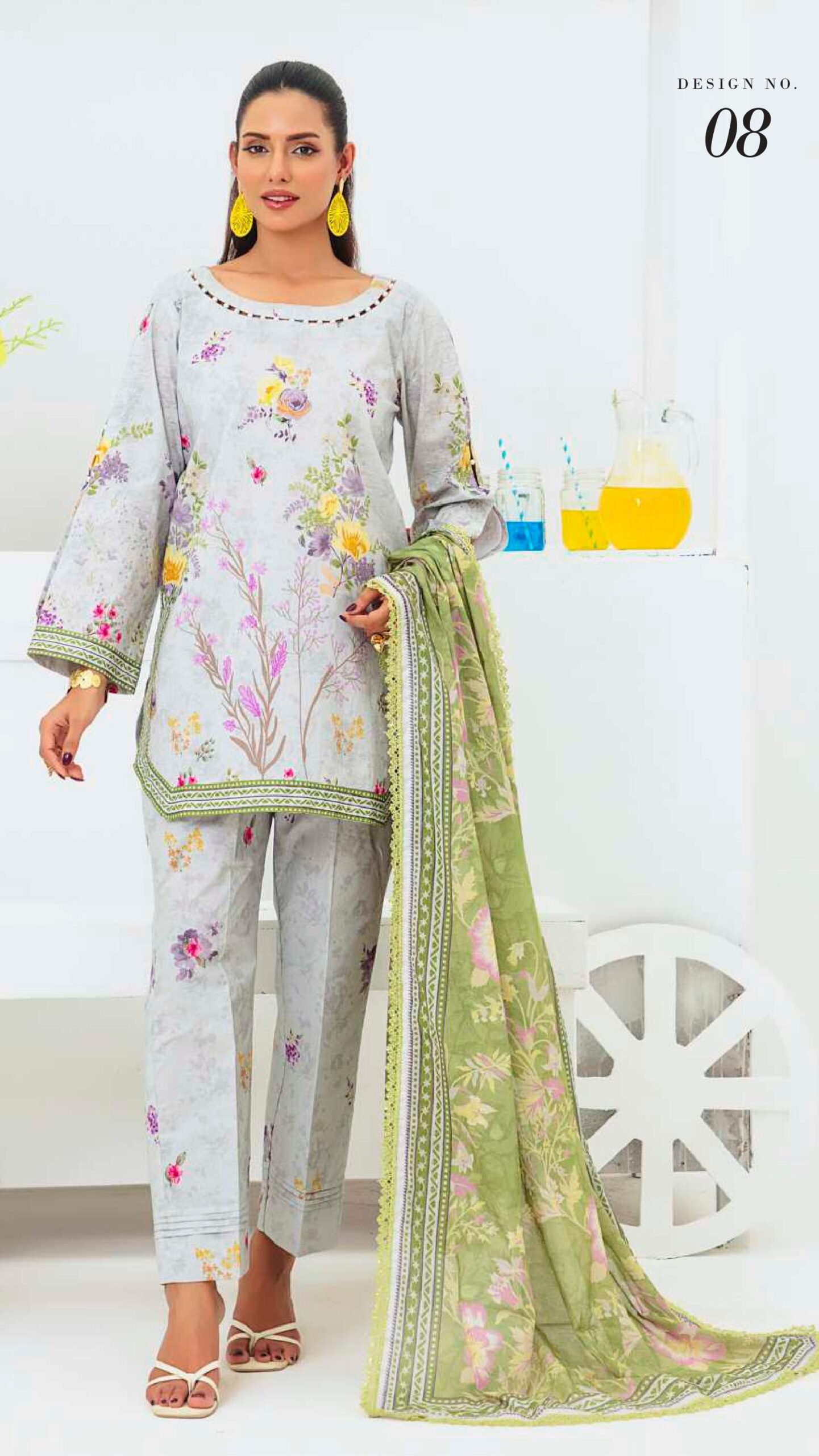 ALZOHAIB – COCO CORDS Cambric Digital Printed Collection Vol-1 2025 | Unstitched 3-Piece Suit