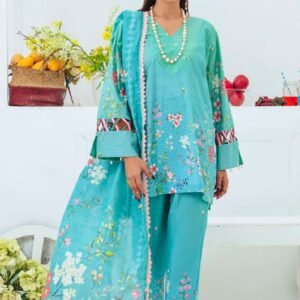 ALZOHAIB – COCO CORDS Cambric Digital Printed Collection Vol-1 2025 | Unstitched 3-Piece Suit