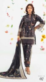 ALZOHAIB – COCO CORDS Cambric Digital Printed Collection Vol-1 2025 | Unstitched 3-Piece Suit