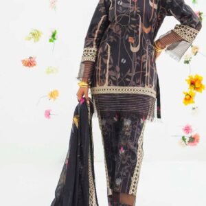 ALZOHAIB – COCO CORDS Cambric Digital Printed Collection Vol-1 2025 | Unstitched 3-Piece Suit