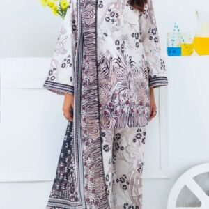 ALZOHAIB – COCO CORDS Cambric Digital Printed Collection Vol-1 2025 | Unstitched 3-Piece Suit