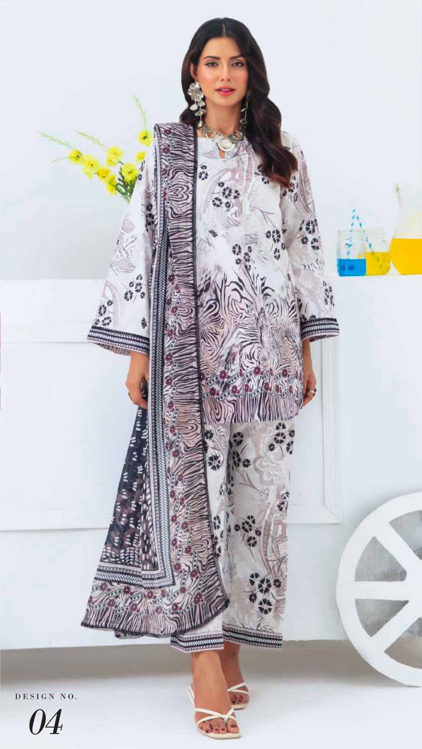 ALZOHAIB – COCO CORDS Cambric Digital Printed Collection Vol-1 2025 | Unstitched 3-Piece Suit
