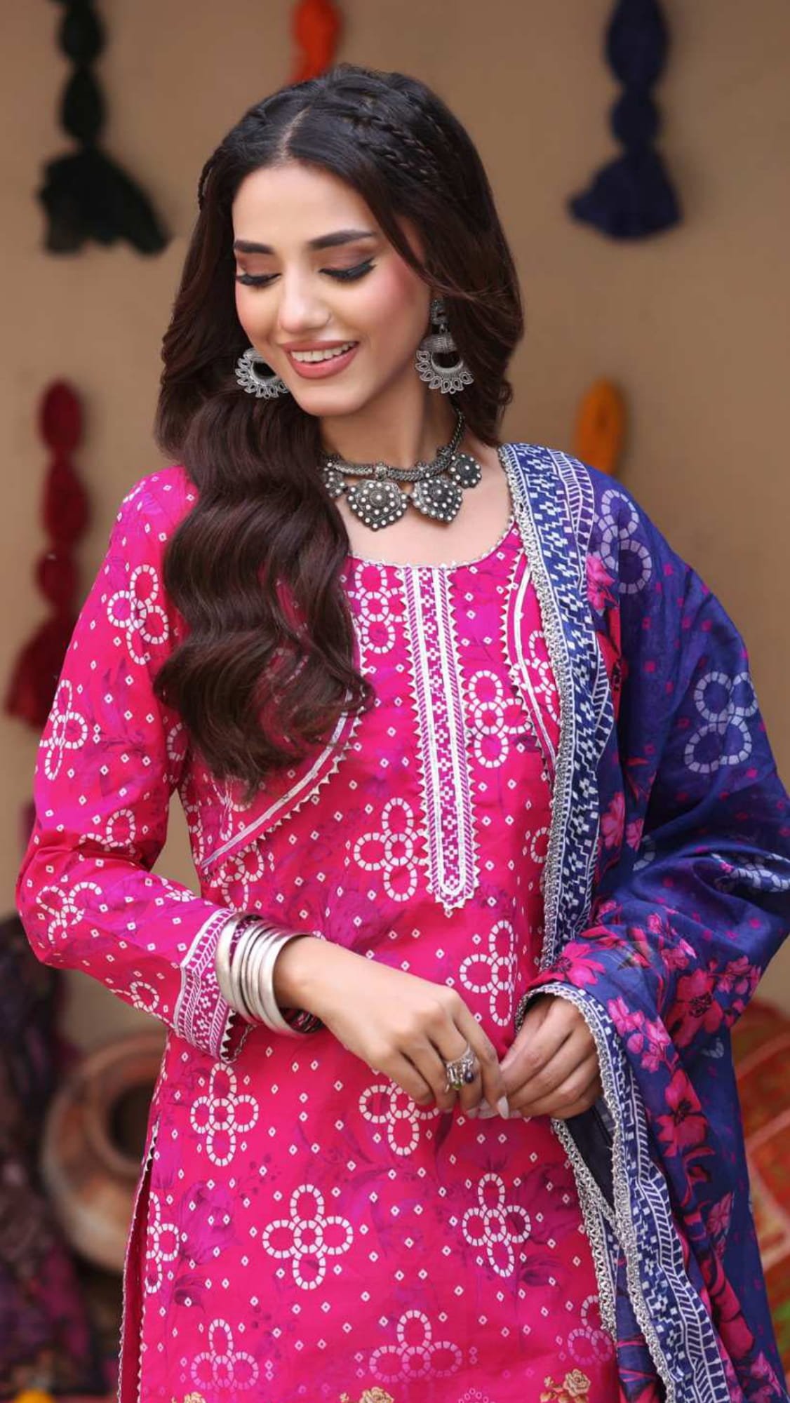 Heritage Chunri Digital Printed Lawn Collection (2026) – 3 Piece Unstitched - Image 4