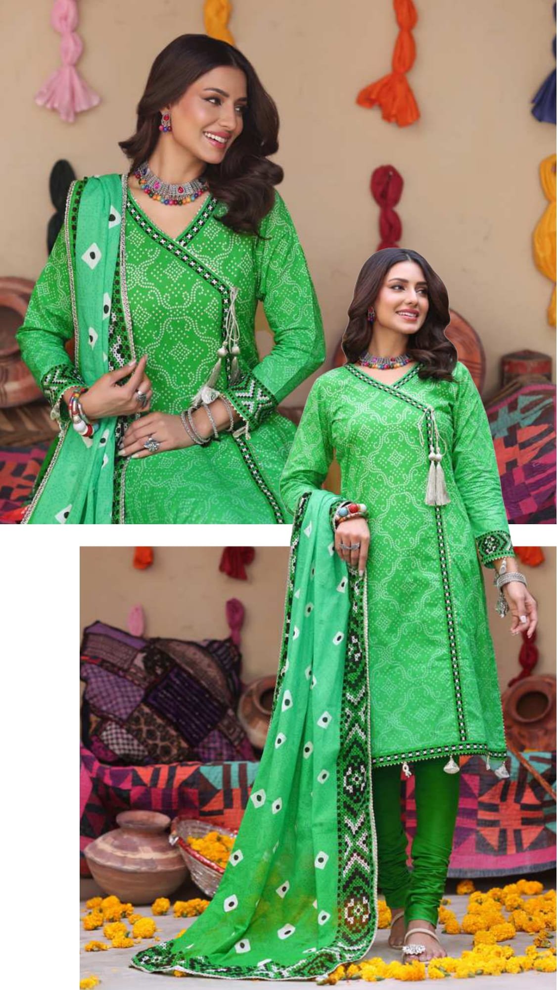 Heritage Chunri Digital Printed Lawn Collection (2026) – 3 Piece Unstitched - Image 3