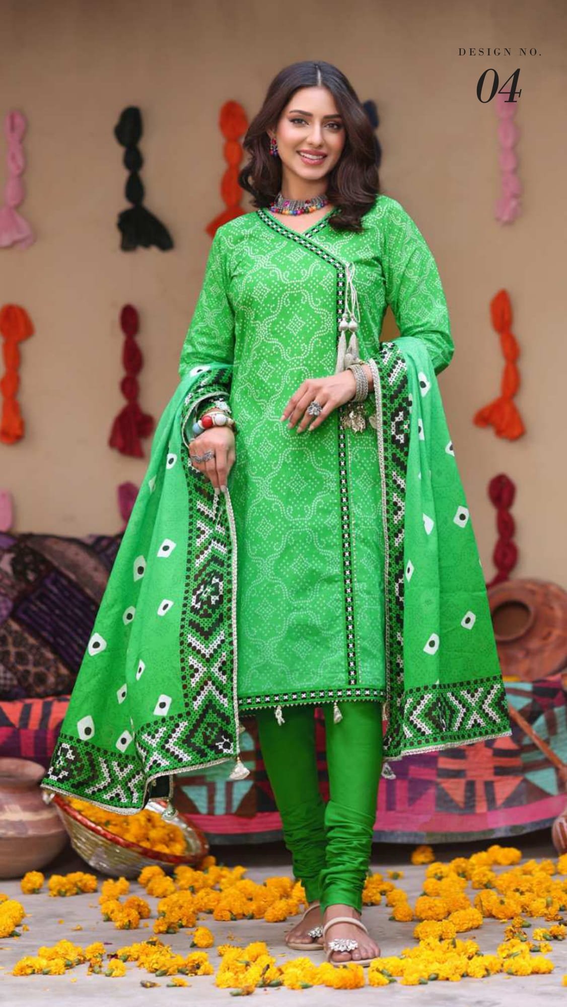 Heritage Chunri Digital Printed Lawn Collection (2026) – 3 Piece Unstitched