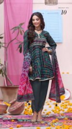 Heritage Chunri Digital Printed Lawn Collection (2026) – 3 Piece Unstitched