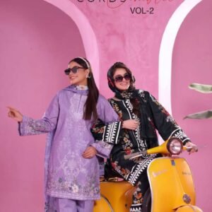 ALZOHAIB – COCO CORDS Cambric Digital Printed Collection Vol-1 2025 | Unstitched 3-Piece Suit