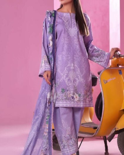 ALZOHAIB – COCO CORDS Cambric Digital Printed Collection Vol-1 2025 | Unstitched 3-Piece Suit