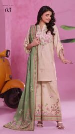 ALZOHAIB – COCO CORDS Cambric Digital Printed Collection Vol-1 2025 | Unstitched 3-Piece Suit