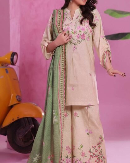 ALZOHAIB – COCO CORDS Cambric Digital Printed Collection Vol-1 2025 | Unstitched 3-Piece Suit