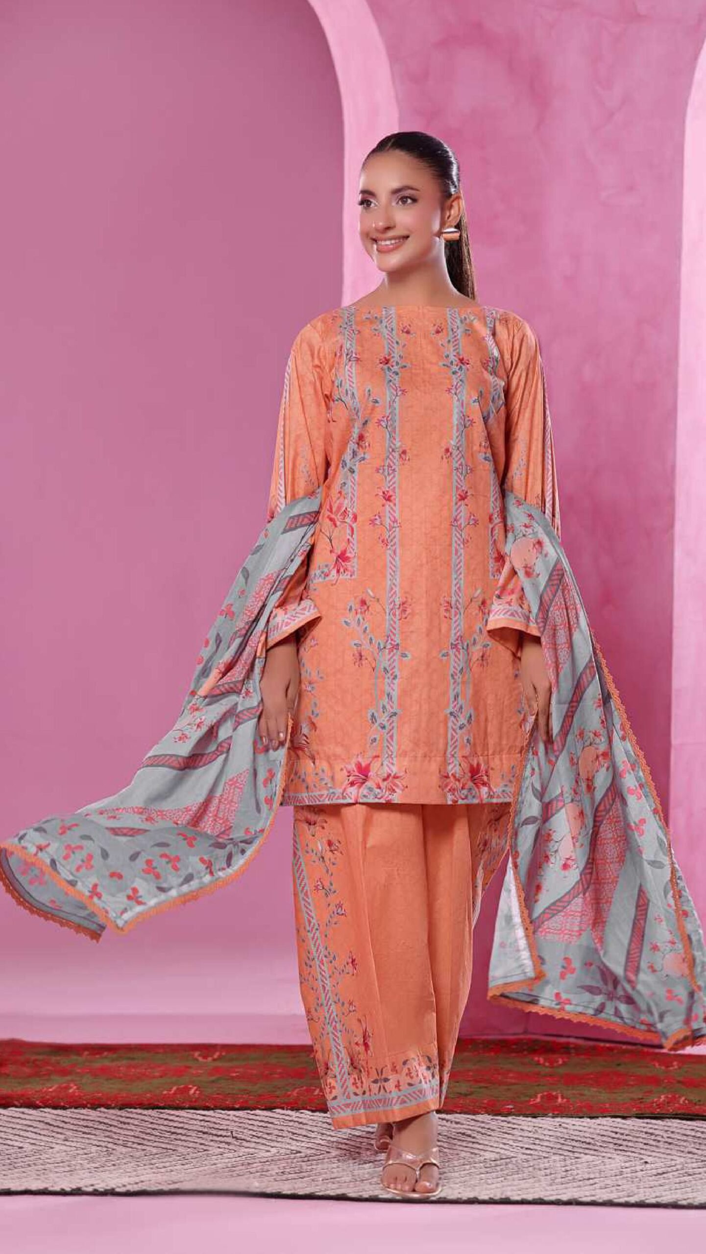 ALZOHAIB – COCO CORDS Cambric Digital Printed Collection Vol-1 2025 | Unstitched 3-Piece Suit