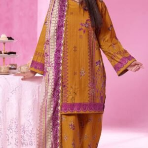 ALZOHAIB – COCO CORDS Cambric Digital Printed Collection Vol-1 2025 | Unstitched 3-Piece Suit