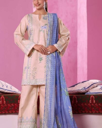 ALZOHAIB – COCO CORDS Cambric Digital Printed Collection Vol-1 2025 | Unstitched 3-Piece Suit