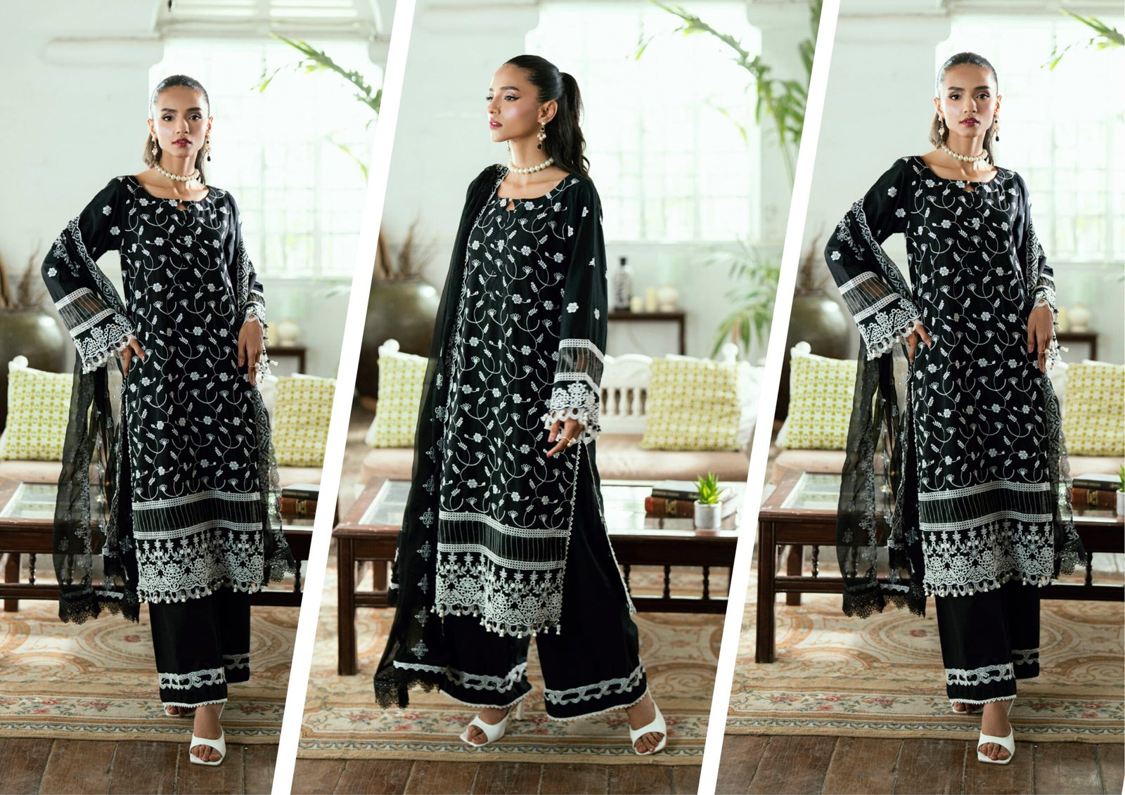 Regalia Textile GULKARI Eid ChikanKari Unstitched Collection