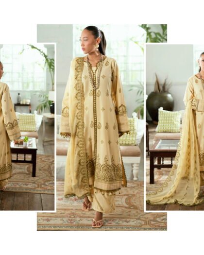 Regalia Textile GULKARI Eid ChikanKari Unstitched Collection
