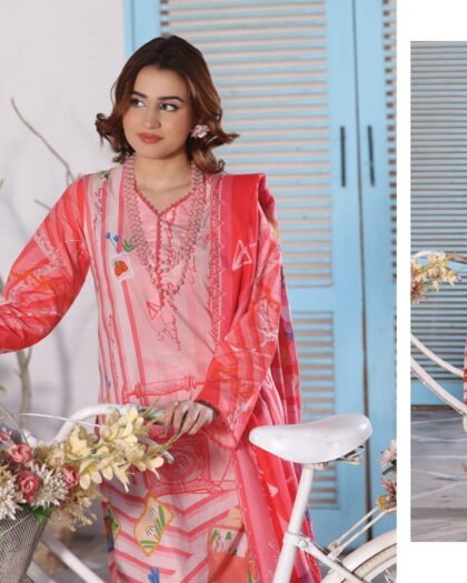 IZHAN MAGIC IN PRINTS Digital Printed Lawn 3-Piece Collection Vol-1 (2026) – 3 Piece Unstitched