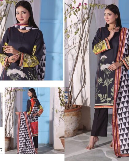 IZHAN MAGIC IN PRINTS Digital Printed Lawn 3-Piece Collection Vol-1 (2026) – 3 Piece Unstitched