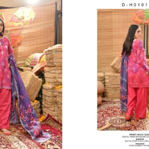 CHUNRI Bana Dora by Moosa Jee – Digital Printed Lawn Collection Vol-1 2026 | Unstitched 3-Piece Suit