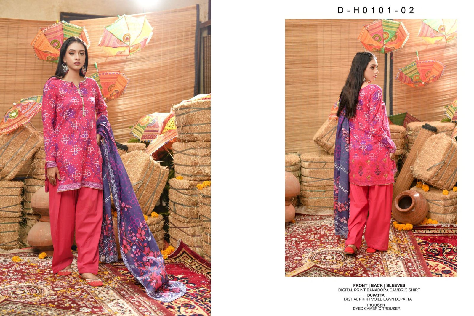 CHUNRI Bana Dora by Moosa Jee – Digital Printed Lawn Collection Vol-1 2026 | Unstitched 3-Piece Suit