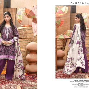 CHUNRI Bana Dora by Moosa Jee – Digital Printed Lawn Collection Vol-1 2026 | Unstitched 3-Piece Suit