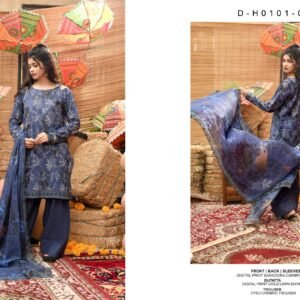 CHUNRI Bana Dora by Moosa Jee – Digital Printed Lawn Collection Vol-1 2026 | Unstitched 3-Piece Suit