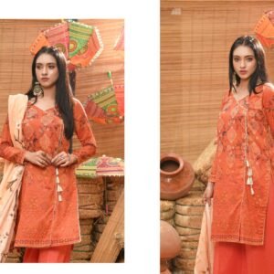 CHUNRI Bana Dora by Moosa Jee – Digital Printed Lawn Collection Vol-1 2026 | Unstitched 3-Piece Suit