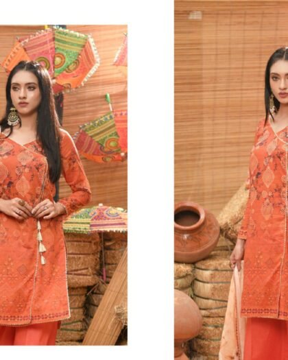 CHUNRI Bana Dora by Moosa Jee – Digital Printed Lawn Collection Vol-1 2026 | Unstitched 3-Piece Suit