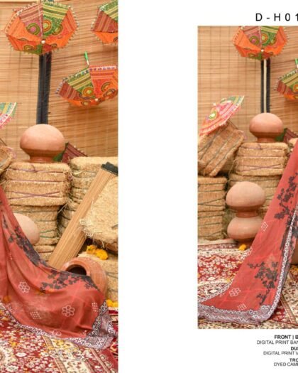 CHUNRI Bana Dora by Moosa Jee – Digital Printed Lawn Collection Vol-1 2026 | Unstitched 3-Piece Suit