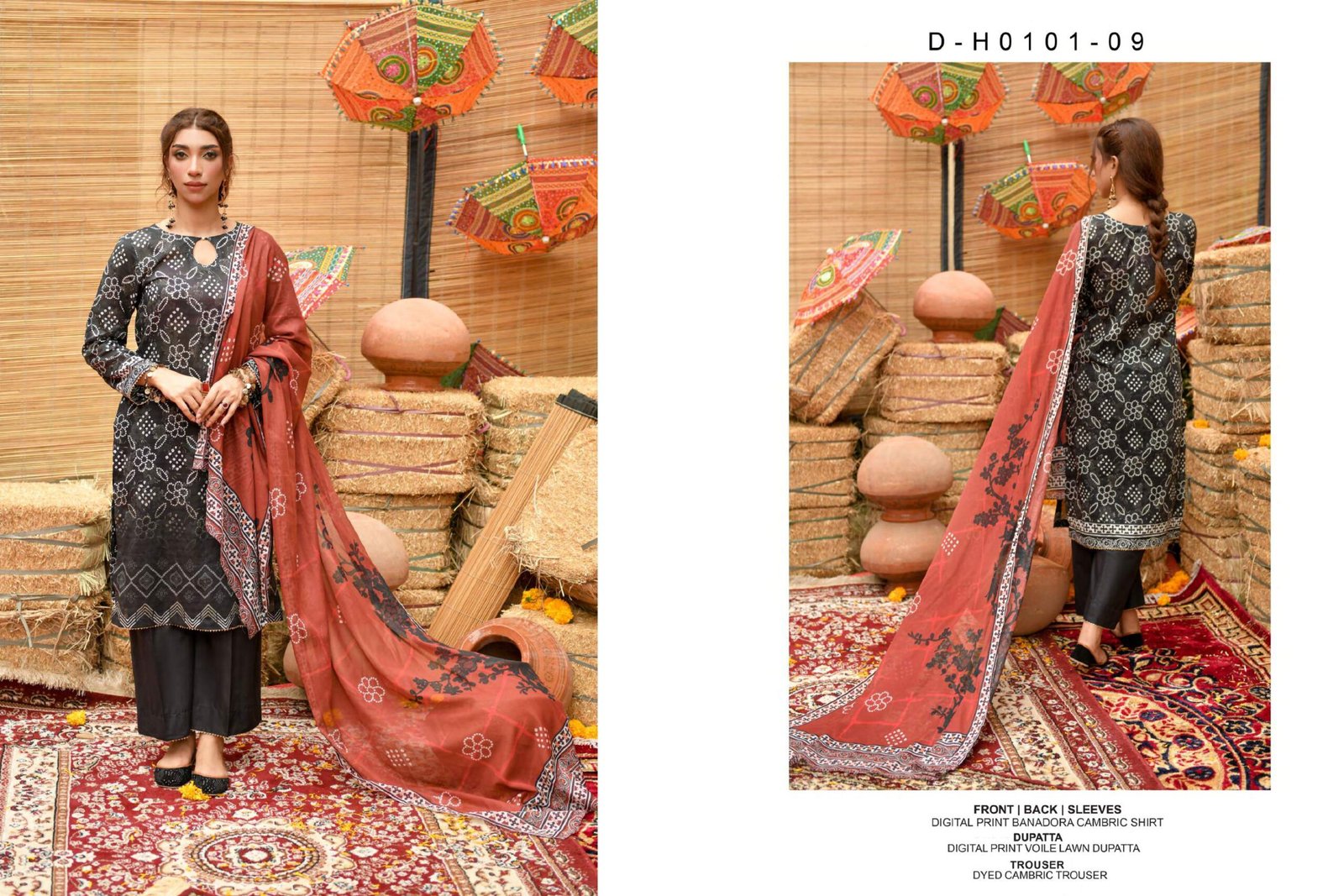 CHUNRI Bana Dora by Moosa Jee – Digital Printed Lawn Collection Vol-1 2026 | Unstitched 3-Piece Suit