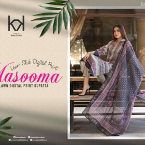 Shahid Tawakkal Masooma Digital Printed Bana Dora Lawn 8-Piece
