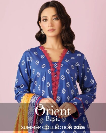 ORIENT Basic Printed Lawn