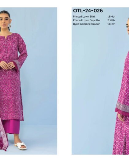 ORIENT Basic Printed Lawn 3-Piece Collection | Vol-1 2026