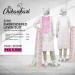 PANJNAD by J – Embroidered Chickankari Luxury Summer Lawn 3-Piece Collection (2026)
