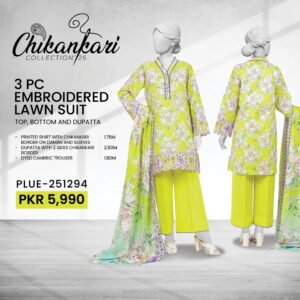 PANJNAD by J – Embroidered Chickankari Luxury Summer Lawn 3-Piece Collection (2026)