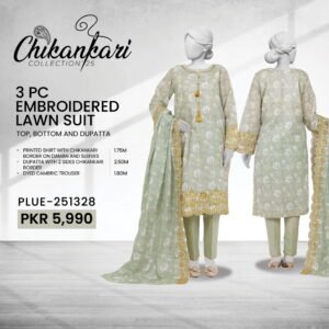 PANJNAD by J – Embroidered Chickankari Luxury Summer Lawn 3-Piece Collection (2026)
