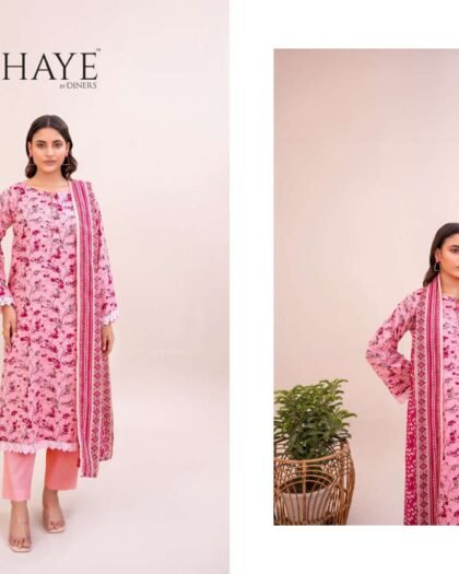 SOHAYE by Diners – Luxury Digital Printed Lawn 3-Piece Collection 2025