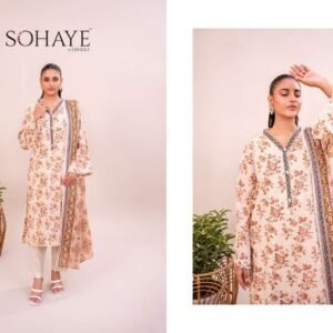SOHAYE by Diners – Luxury Digital Printed Lawn 3-Piece Collection 2025