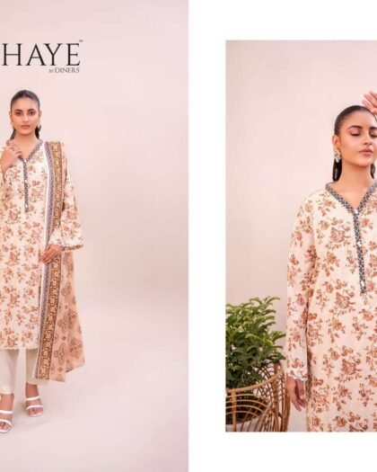 SOHAYE by Diners – Luxury Digital Printed Lawn 3-Piece Collection 2025