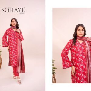 SOHAYE by Diners – Luxury Digital Printed Lawn 3-Piece Collection 2025