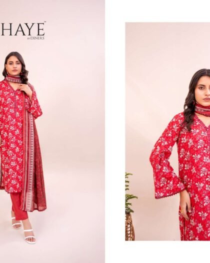 SOHAYE by Diners – Luxury Digital Printed Lawn 3-Piece Collection 2025