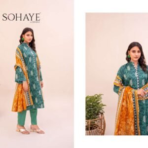 SOHAYE by Diners – Luxury Digital Printed Lawn 3-Piece Collection 2025