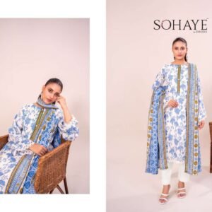 SOHAYE by Diners – Luxury Digital Printed Lawn 3-Piece Collection 2025