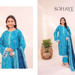 SOHAYE by Diners – Luxury Digital Printed Lawn 3-Piece Collection 2025