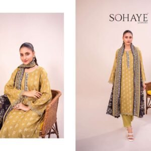SOHAYE by Diners – Luxury Digital Printed Lawn 3-Piece Collection 2025