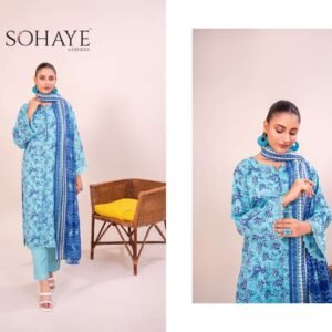 SOHAYE by Diners – Luxury Digital Printed Lawn 3-Piece Collection 2025